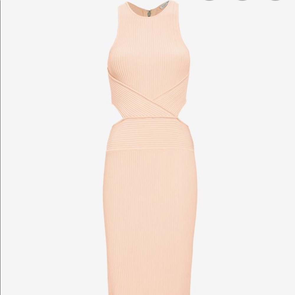 Ronny kobo pink cut out dress size M